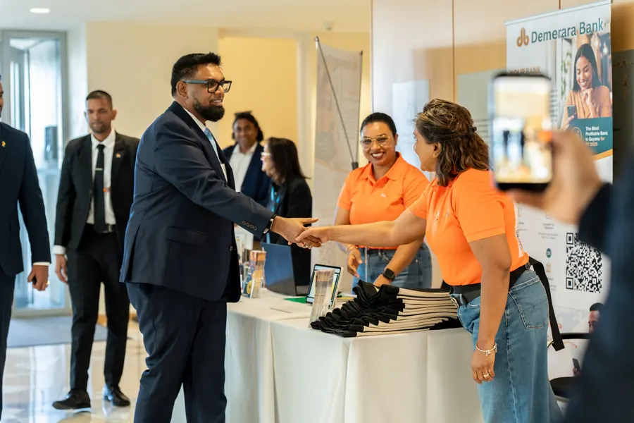 Guests welcomed at the registration desk