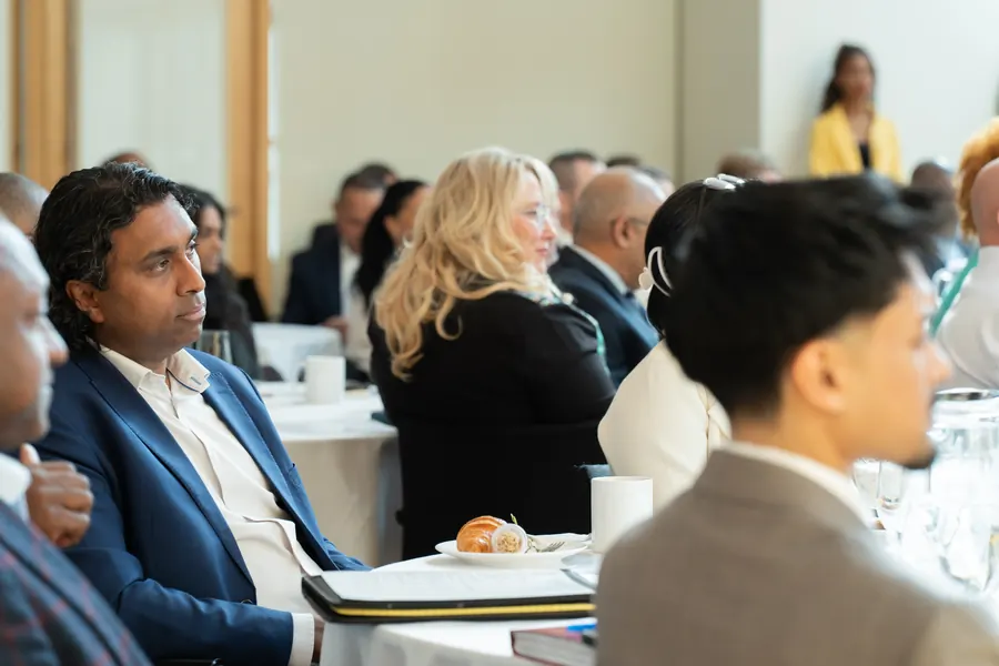Delegates at the business forum