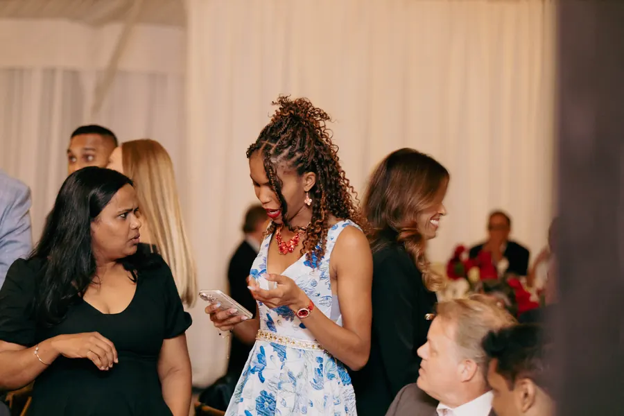 Guests at the gala reception