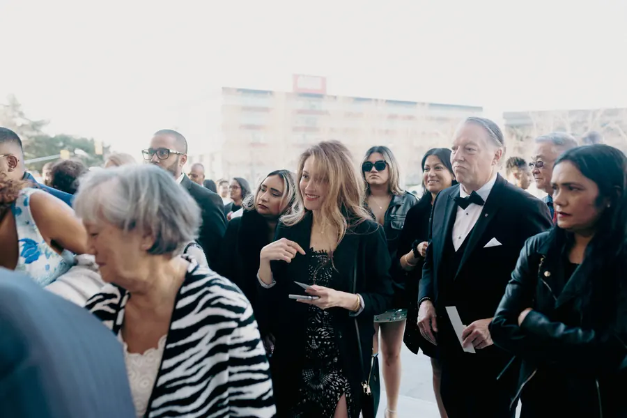 The gala cocktail reception
